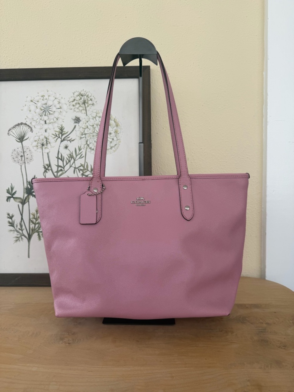 Coach Pink Small City Tote Bag